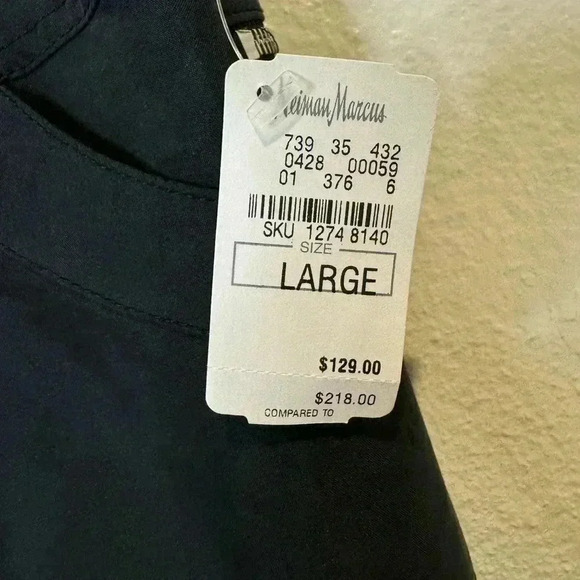 NWT Stella & Jamie Wide Leg Flare Black Trouser Size L - Picture 8 of 8